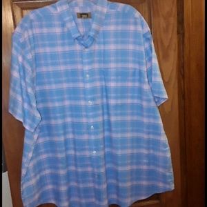 Mens plaid short sleeve